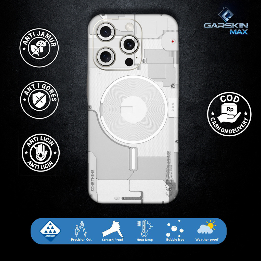 Garskin Skin Iphone 15 Pro อย่างขาว Fullbody / Backly | กันรอย | ปรับแต่งที่ปรับแต่งได้ที่ปรับแต่งได