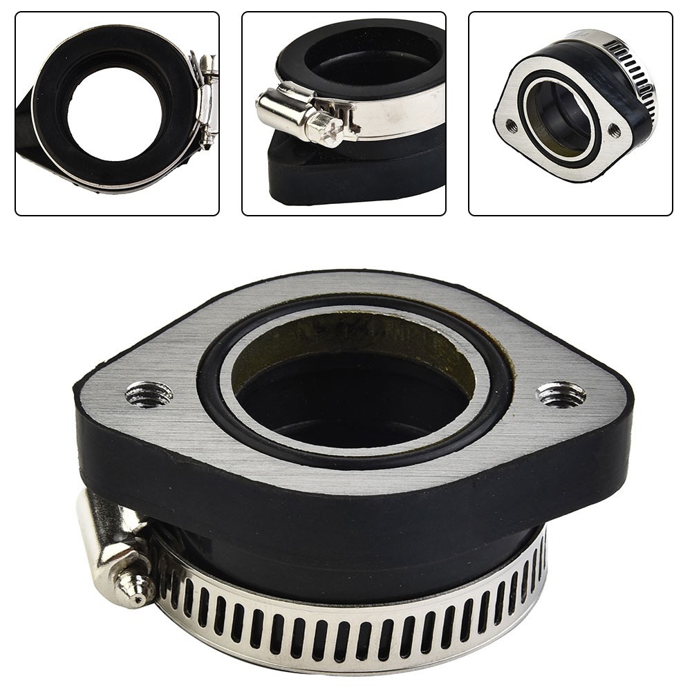 1X คาร์บูเรเตอร์ Manifold Flange Adapter Dirt Bike 28 มม. สําหรับ Mikuni VM24 26 28 มม.