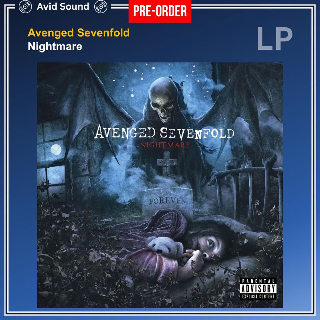 Pre-Order แผ่นเสียง Avenged Sevenfold Nightmare ใหม่ ซีล Avenged Sevenfold Vinyl LP