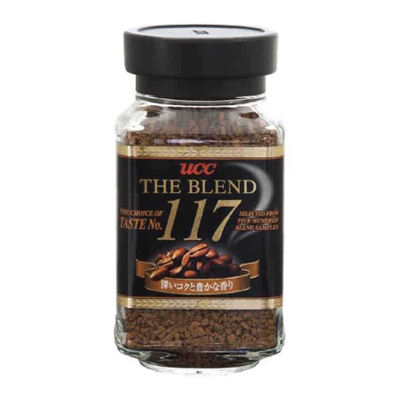 กาแฟสำเร็จรูป UCC The Blend 117 90กรัม ไม่มีน้ำตาล ไม่มีนม กระปุก ญี่ปุ่น | UCC Blend 117 Instant Co