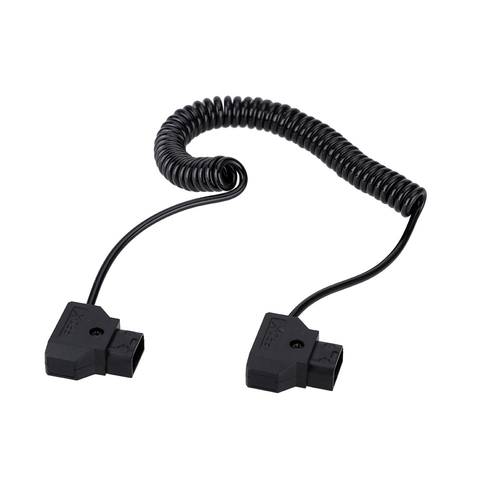 Zone D-TAP 2 Pin Male to Extension Adapter Cable for DSLR Rig Battery Dtap ยางยืด 1M