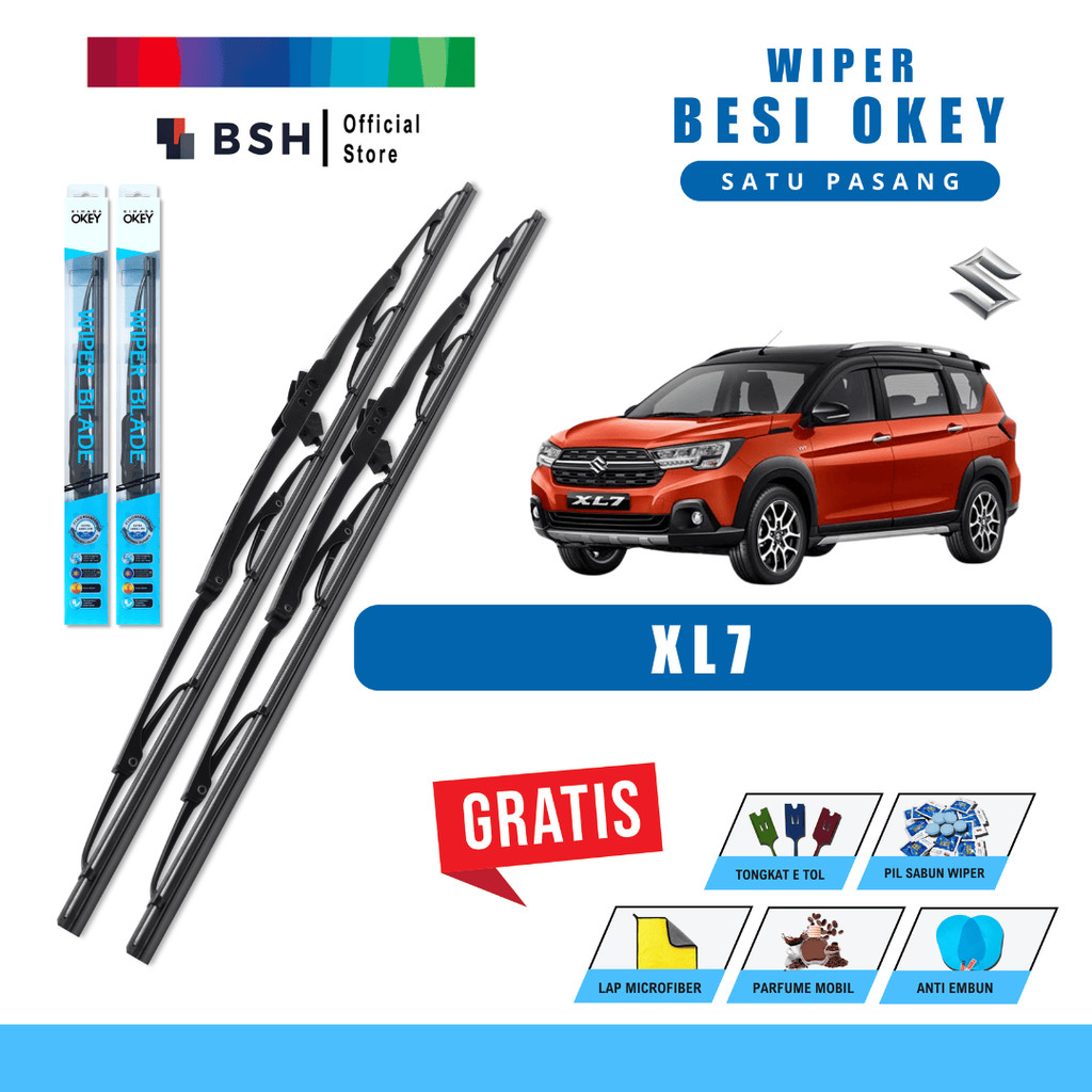 Suzuki XL7 ใบปัดน้ําฝนเหล็กธรรมดา Bonus 5 ผลิตภัณฑ์