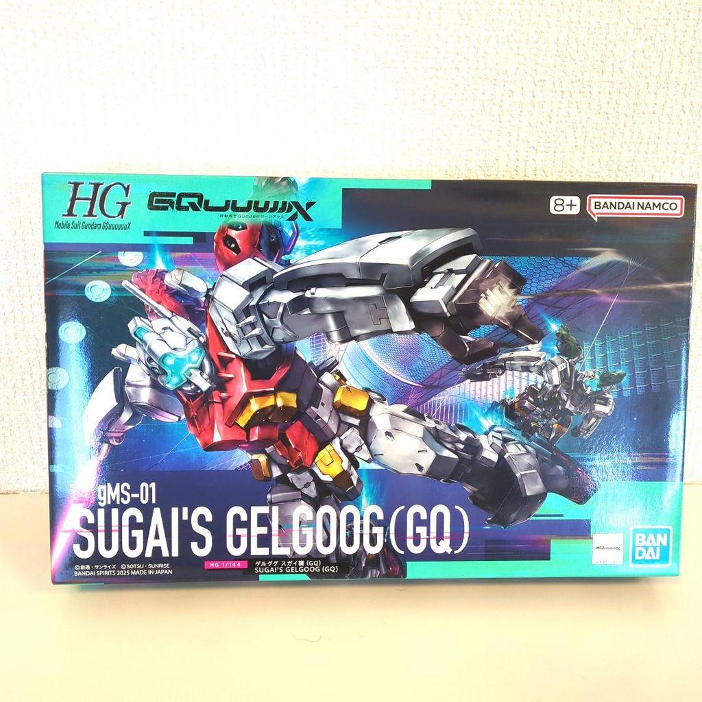 【Direct from Japan】โมเดลรถ HG 1/144 Gelgoog Sugai Custom (GQ) ใหม่เอี่ยม ยังไม่แกะกล่อง【Japan Exclus