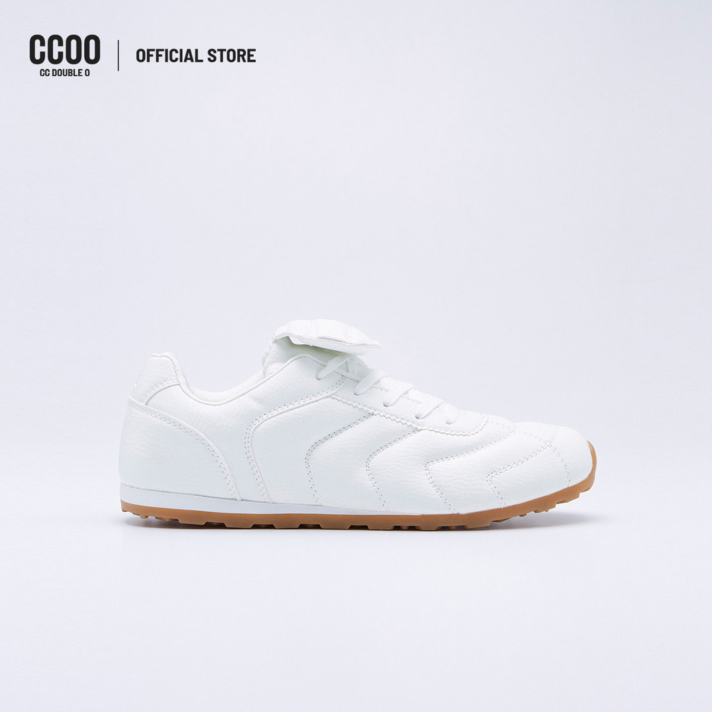 CC DOUBLE O RETRO STRAP SNEAKERS ผู้หญิง รองเท้าสนีกเกอร์ดีเทลสายเวลโคร รุ่น O26SSWA011 (SS26 #P1)