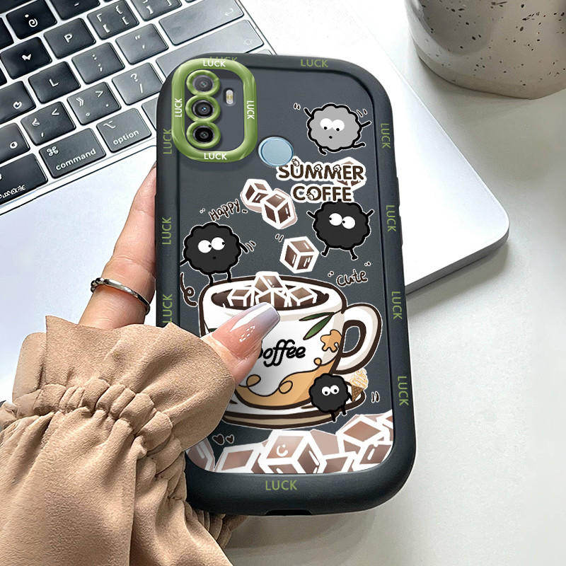 เคสสำหรับ OPPO A53 2020 A33 2020 A53s A32 A11s เคสโทรศัพท์กาแฟหน้าร้อนซิลิโคนกันกระแทก