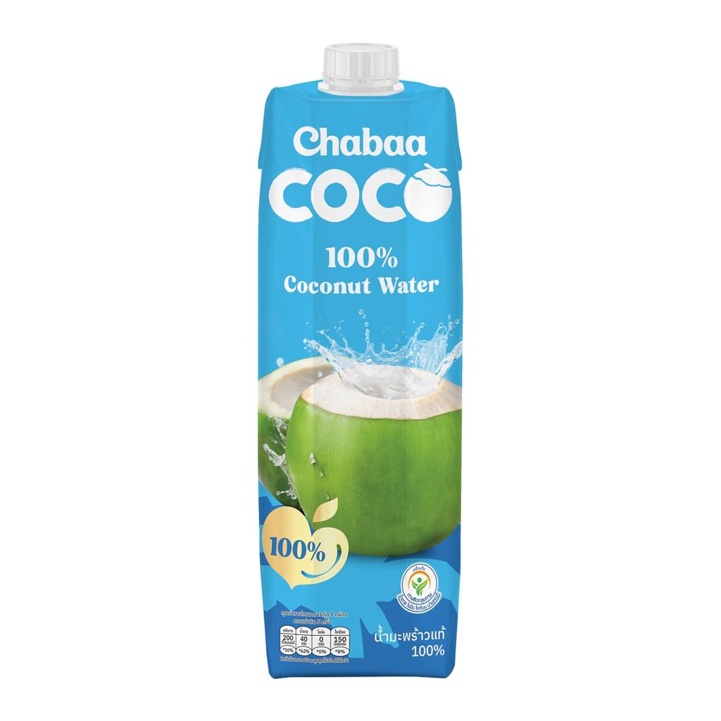 [สินค้าส่งด่วน] ชบา น้ำมะพร้าว 100% 1000 มล.