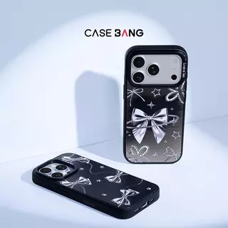 CASEBANG Silvery Wings Bow Series เคสแม่เหล็ก ImagiSnap เปลี่ยนฝาหลัง กันตกทหาร รองรับ iPhone 15-17