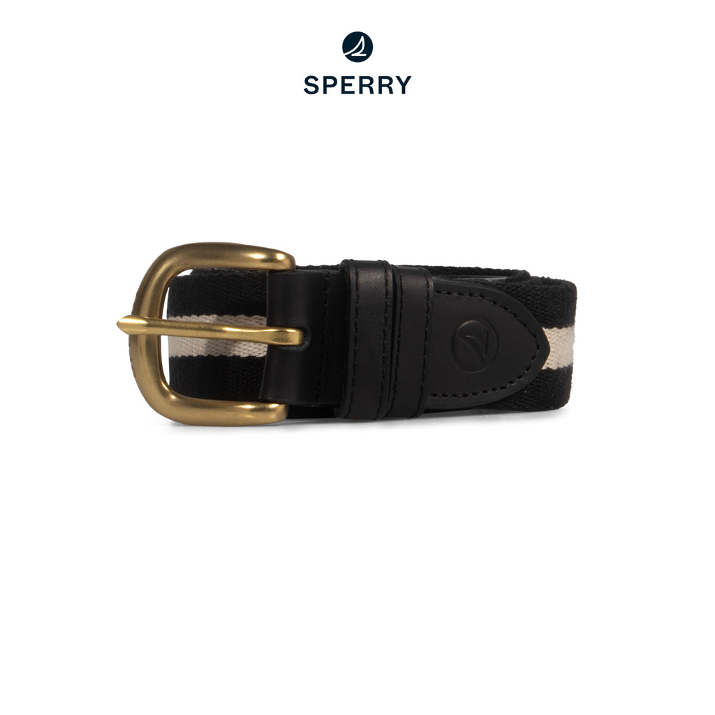 SPERRY COTTON BELT เข็มขัด ผู้ชาย สีดำ ( STF24AC03B02001 )