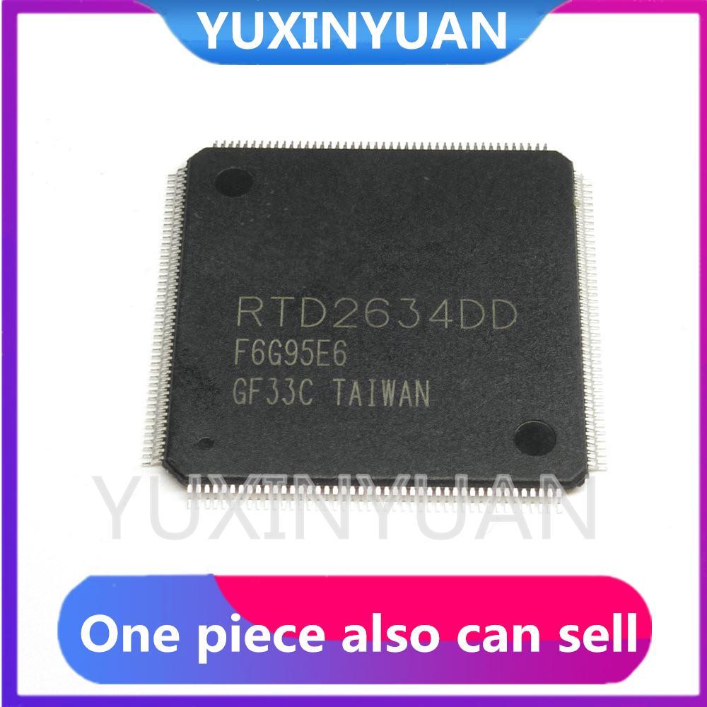 1 ชิ้น RTD2634D RTD2634 RTD2634DD RTD2634DG RTD2634SP QFP LCD CHIP IC
