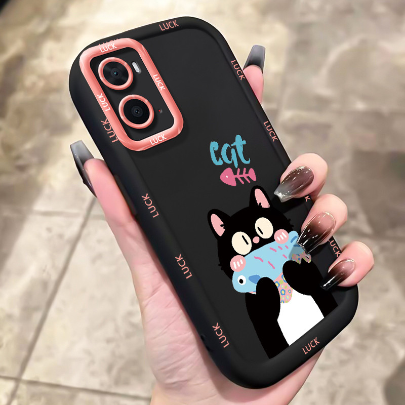 เคสสำหรับ OPPO A36 A76 A96 เคสโทรศัพท์แมวดาวซิลิโคนกันกระแทก - รูปที่ 5