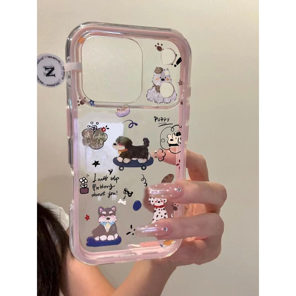 Lucky Puppy Aesthetic เคสล่าสุด Vivo Y05 V70 Fe Y19S Pro V60 Lite Y400 Y21D V50 V40 Y12 Y75 T1 Y15 Y