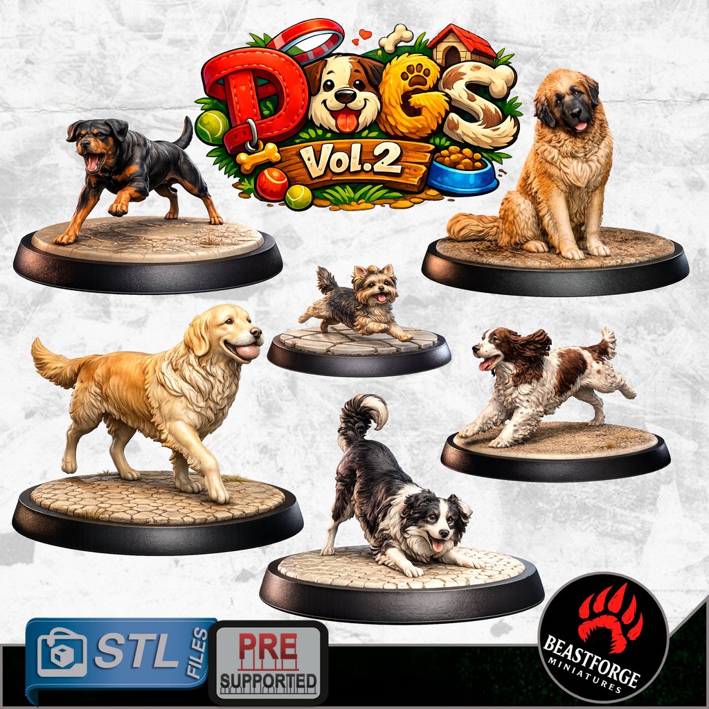 DOGS VOL 2 Pt.1 | Resin TRPG บอร์ดเกม [Made to order ส่งภายใน 1-3 วัน]