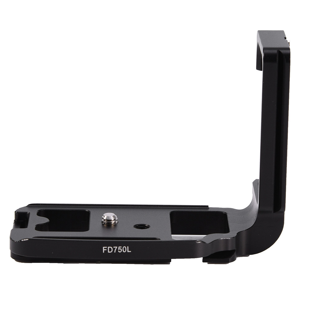Zone Quick Release Aluminium Alloy Vertical L plate Bracket Hand Grip สําหรับกล้อง Nikon D750
