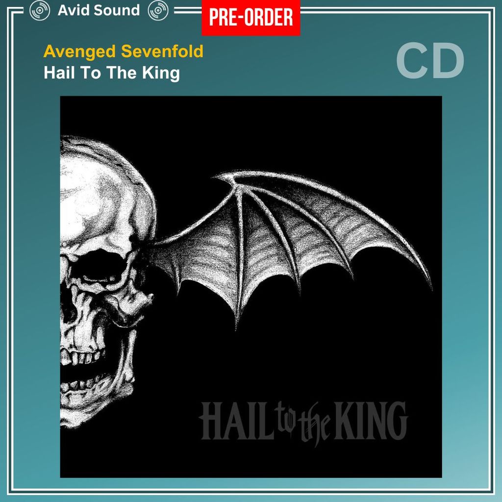 Pre-Order CD แผ่นซีดี Avenged Sevenfold Hail To The King ใหม่ ซีล Avenged Sevenfold CD