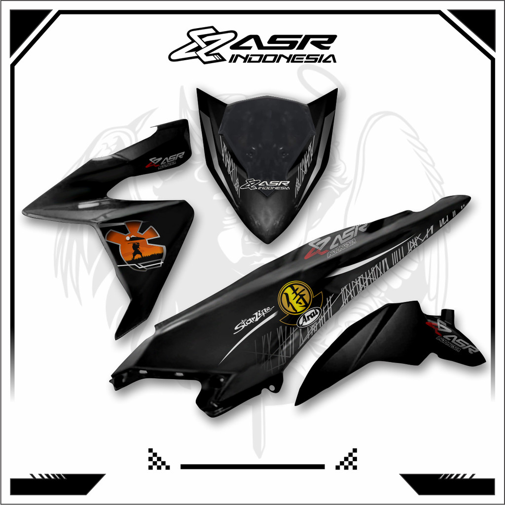 แถบ TRANSPARKENT HONDA VARIO LED OLD ARAI STARLINE