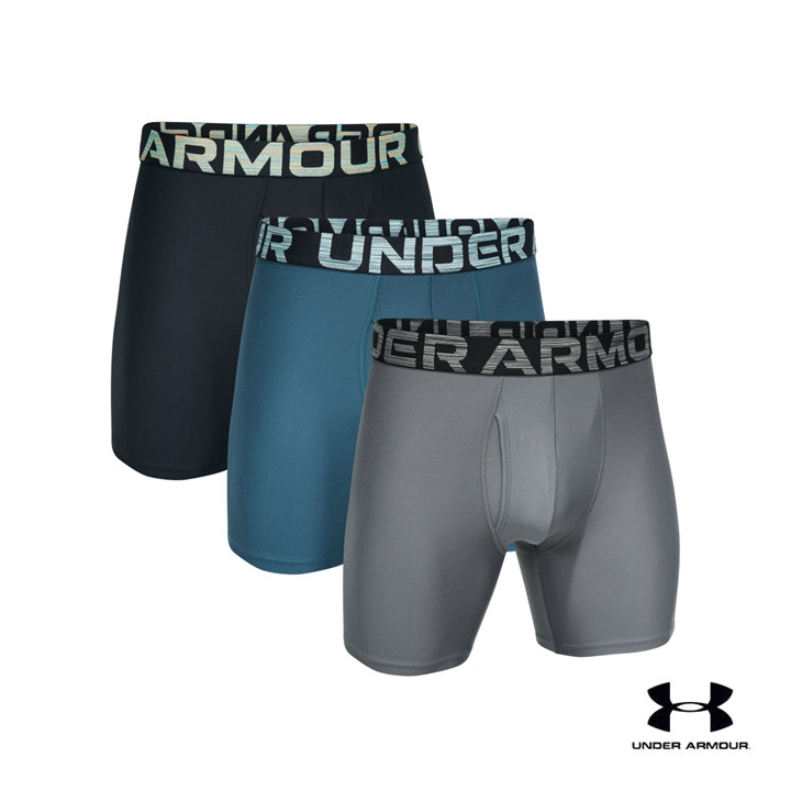 Under Armour Boxerjock® 3 นิ้วแพ็ก 3 ตัวสำหรับผู้ชาย UA Performance Tech™
