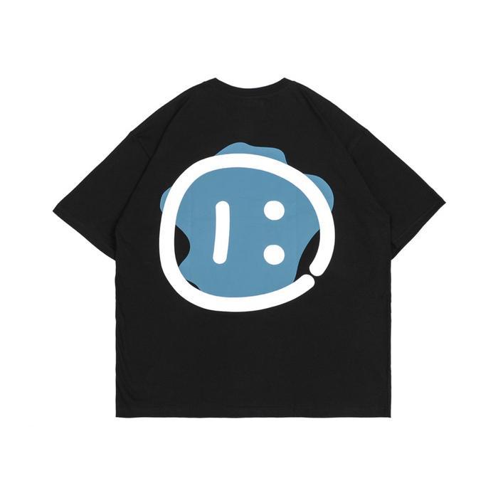 Faith Fade Small Pokey Black เสื้อยืดโอเวอร์ไซส์