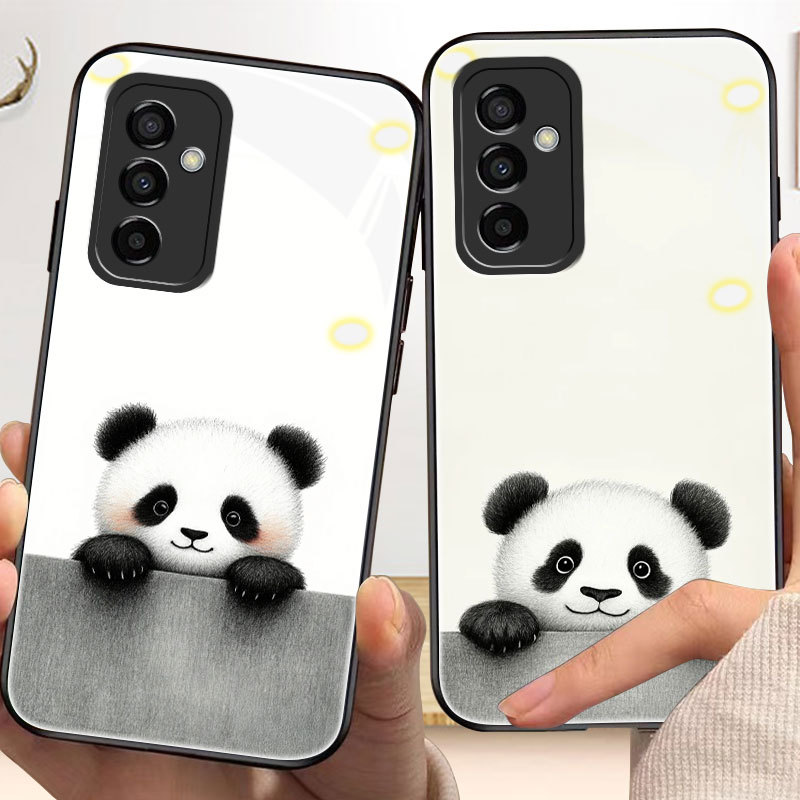 Panda Casing for samsung a34,a41,a42,a50/s,a51,a80,a81,a90,j2/core/prime,j3,j4,j5,j6,j7/plus/pro,j8)