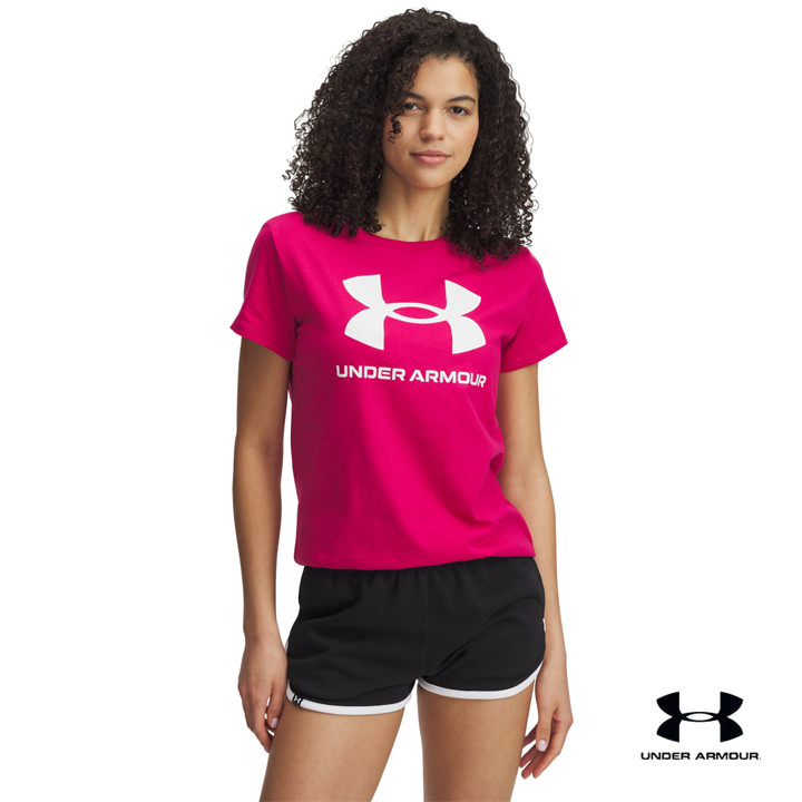Under Armour เสื้อแขนสั้นสำหรับผู้หญิง UA Rival Logo