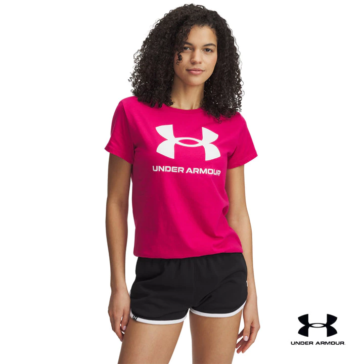 Under Armour เสื้อแขนสั้นสำหรับผู้หญิง UA Rival Logo