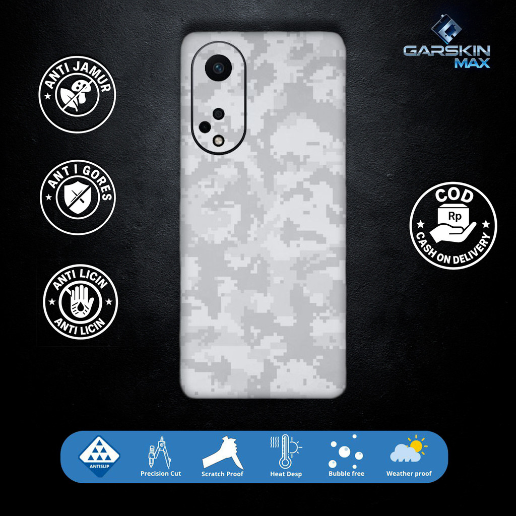 Garskin Skin Oppo A98 5G - CAMO Fullbody / Backonly | กันรอย | สามารถปรับแต่งได้ | รหัส - Gb0