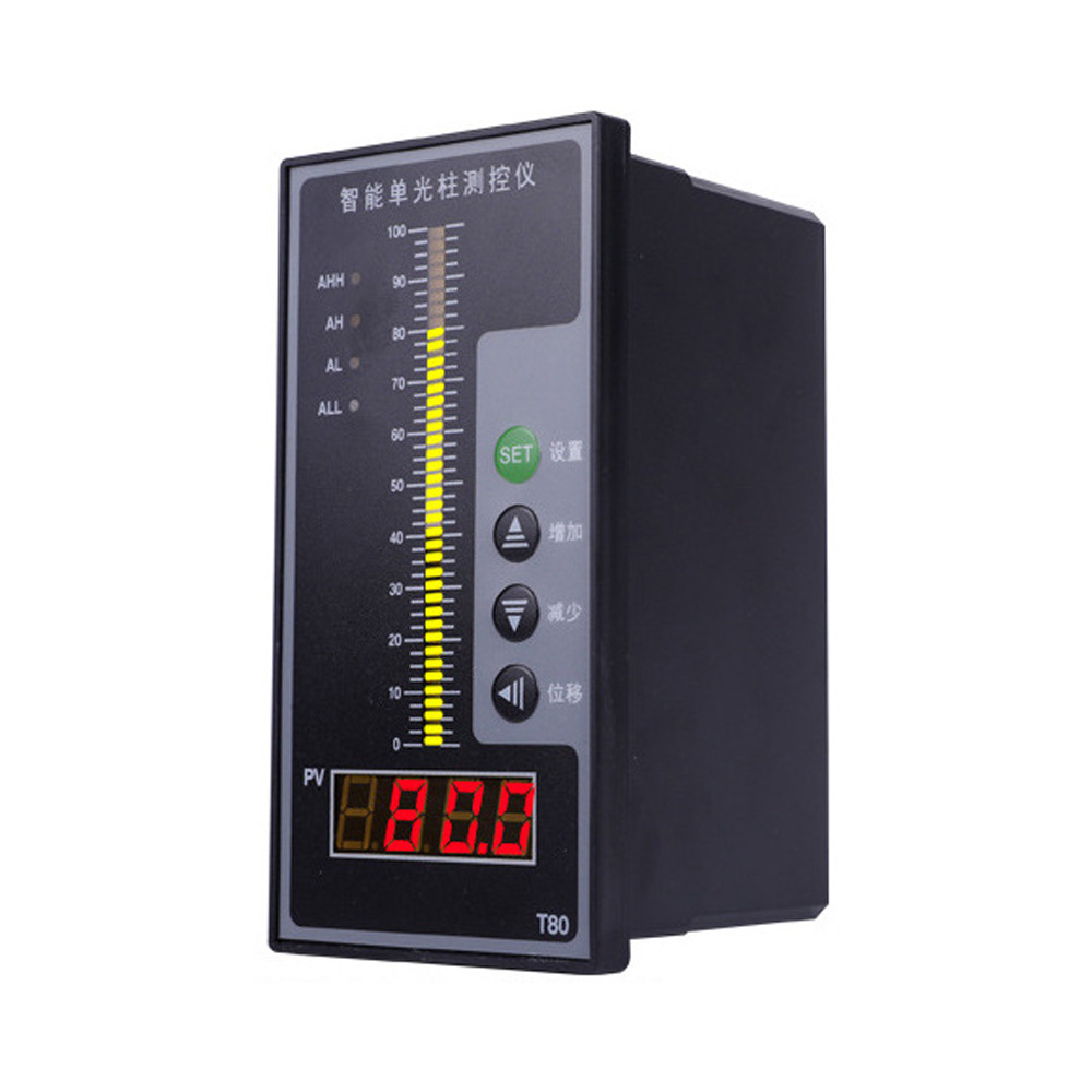 T80 คอลัมน์แสงอัจฉริยะจอแสดงผล Integral Liquid Oil Water Detector Controller พร้อม LCD