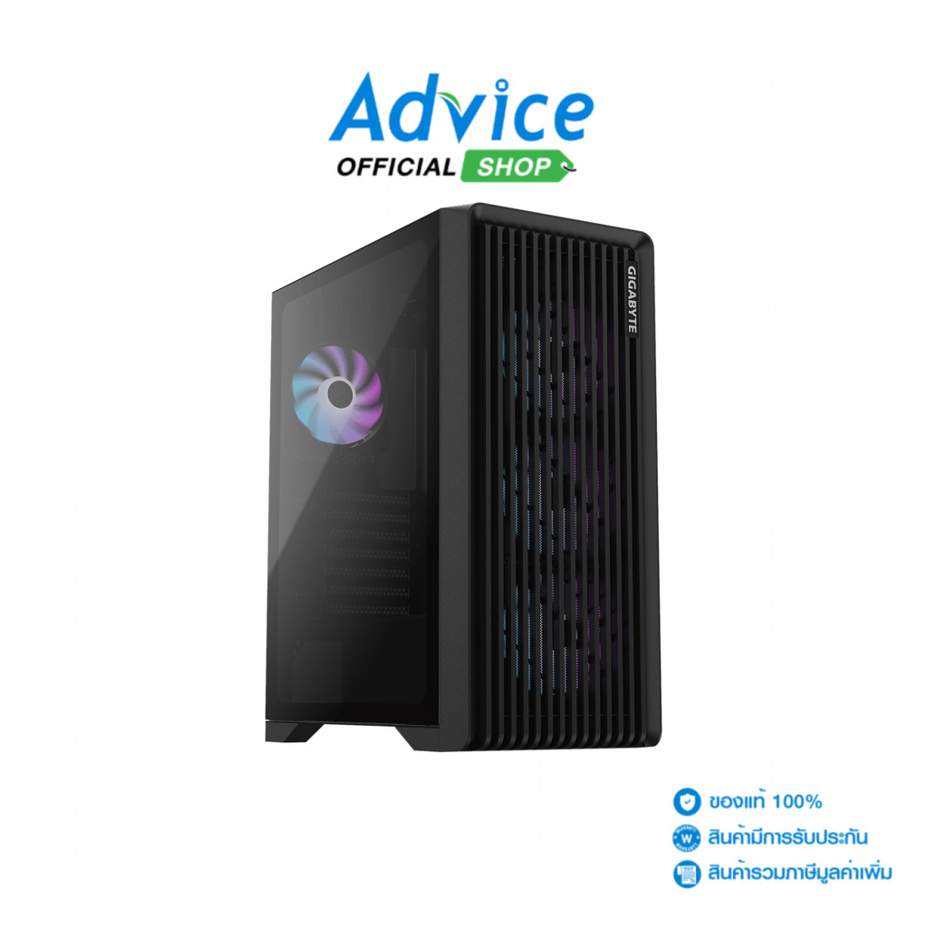 GIGABYTE ATX CASE (NP) C103 GLASS AUTO RGB - A0181818