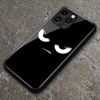เคสสำหรับ OPPO Reno 10 5G 10 Pro 5G Reno 11 Pro 5G Reno 11F 5G เคสโทรศัพท์แก้วลายการ์ตูนอิโมจิแบบมีลักษณะเฉพาะตัว