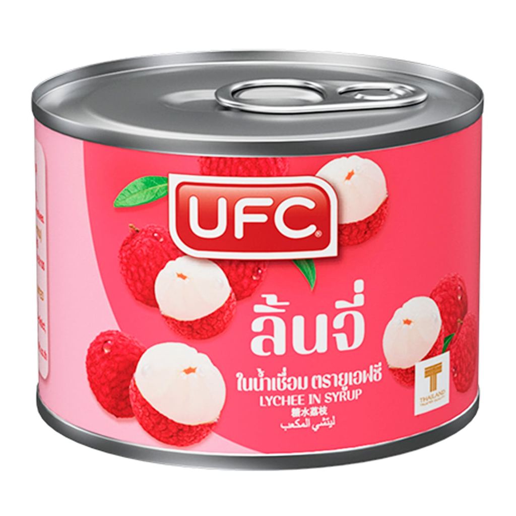 [สินค้าส่งด่วน] ยูเอฟซี ลิ้นจี่ในน้ำเชื่อม 170 ก.