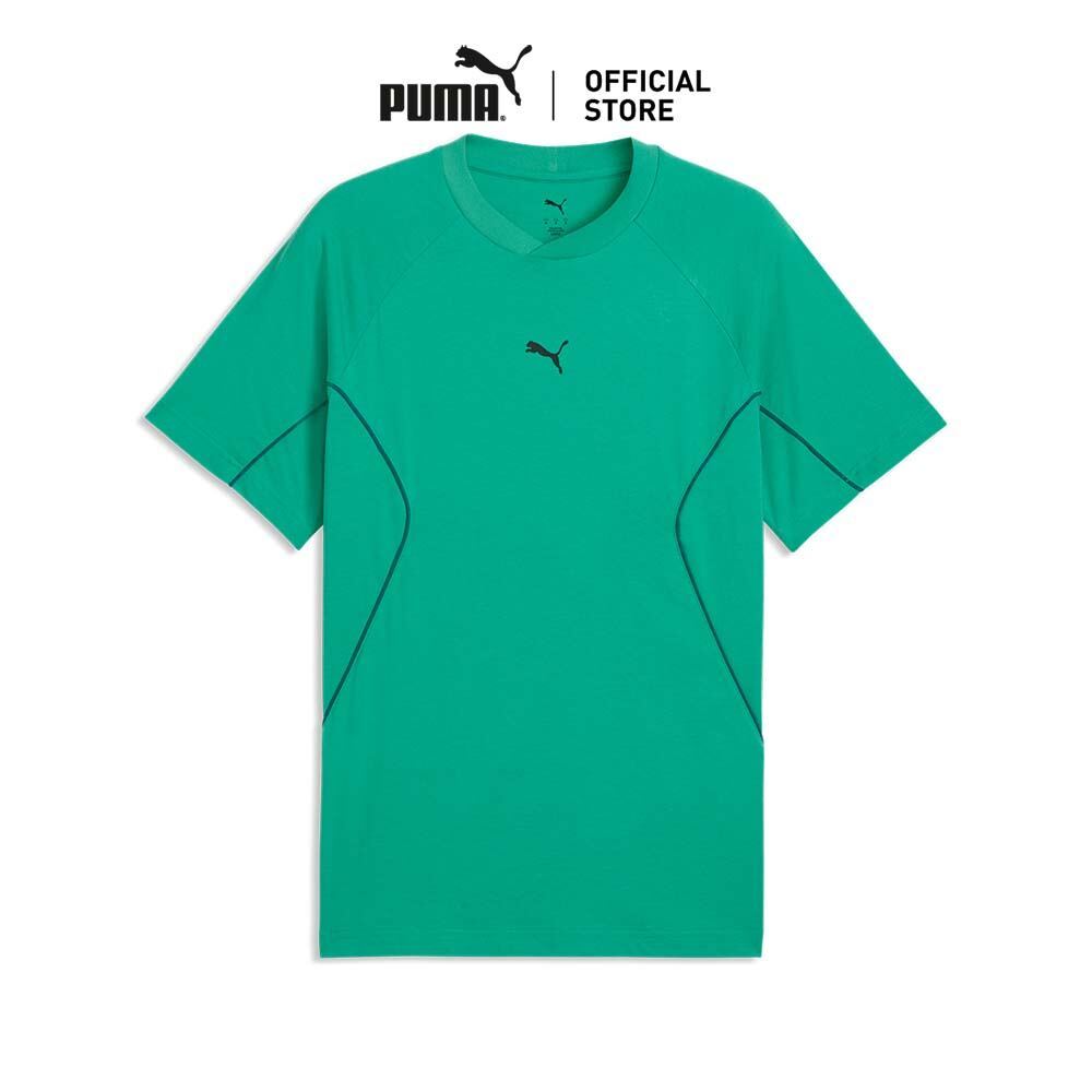 PUMA Basics เสื้อยืด PUMA Sport สำหรับผู้ชาย สีเขียว - 69216840