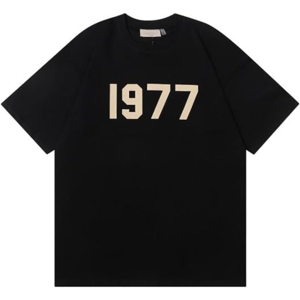 เสื้อยืดผ้าฝ้ายผู้ชาย Fog Essentials 1977 สไตล์ STREETWEAR ไซส์ M-XL