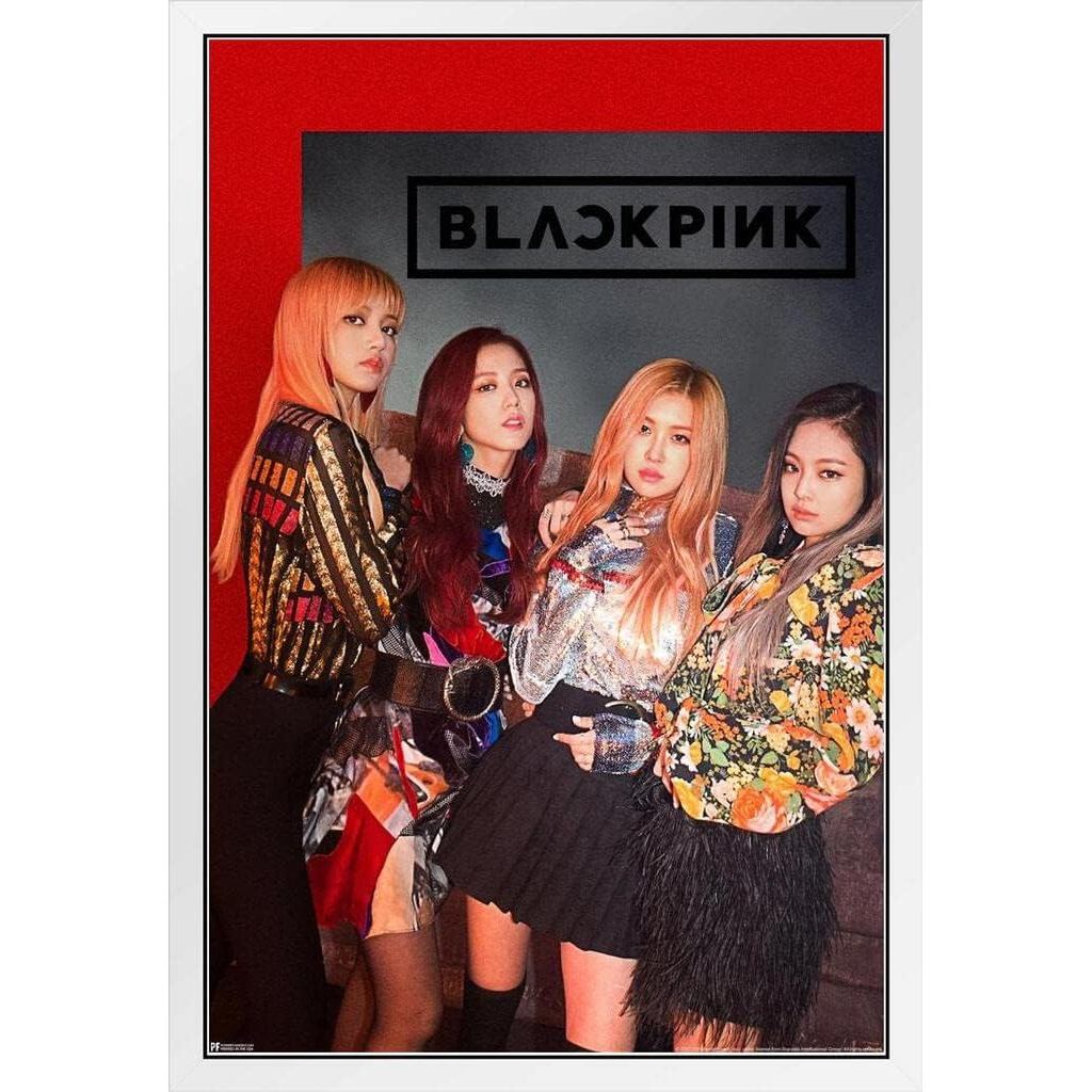 โปสเตอร์ Blackpink Mercise เล่น Fire Group Photo Rose Lisa Jisoo Jennie Kpop Merch อัลบั้ม Kpop Room
