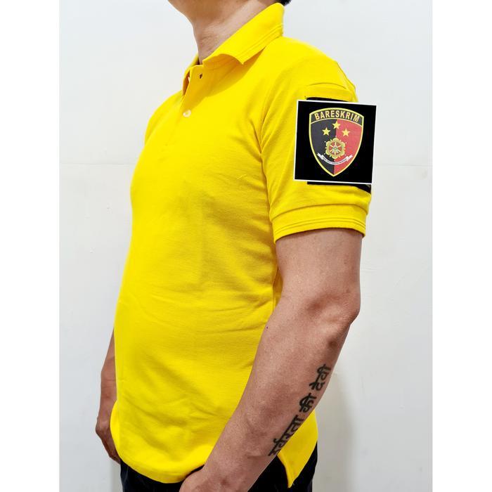 Bareskrim Police Tactical Polo Short Sleeve S - 5Xl ฟรีสัญลักษณ์ 3 อัน
