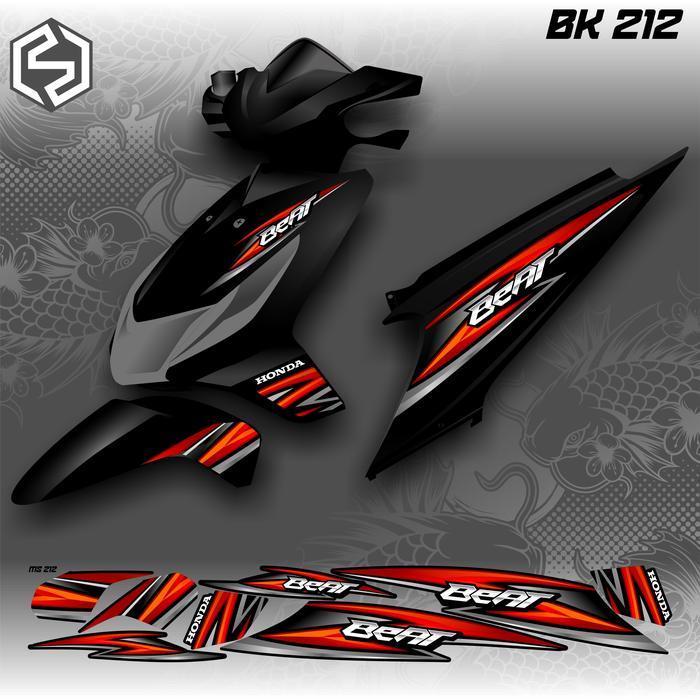HONDA BEAT CARBON ICON RACING STRIPING THAILAND VARIATION BK 211 / BK 219
