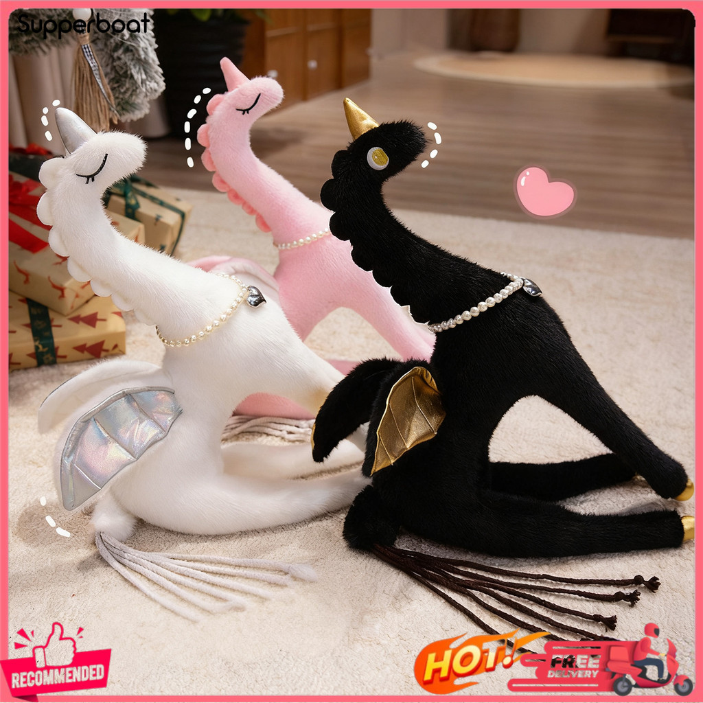 [SPB]✌เพกาซัส ตุ๊กตาตุ๊กตา50เซนติเมตร/70เซนติเมตรนุ่มตุ๊กตาสัตว์สําหรับสาวๆแฟนตาซีปีก มารยาท มุกสร้อ