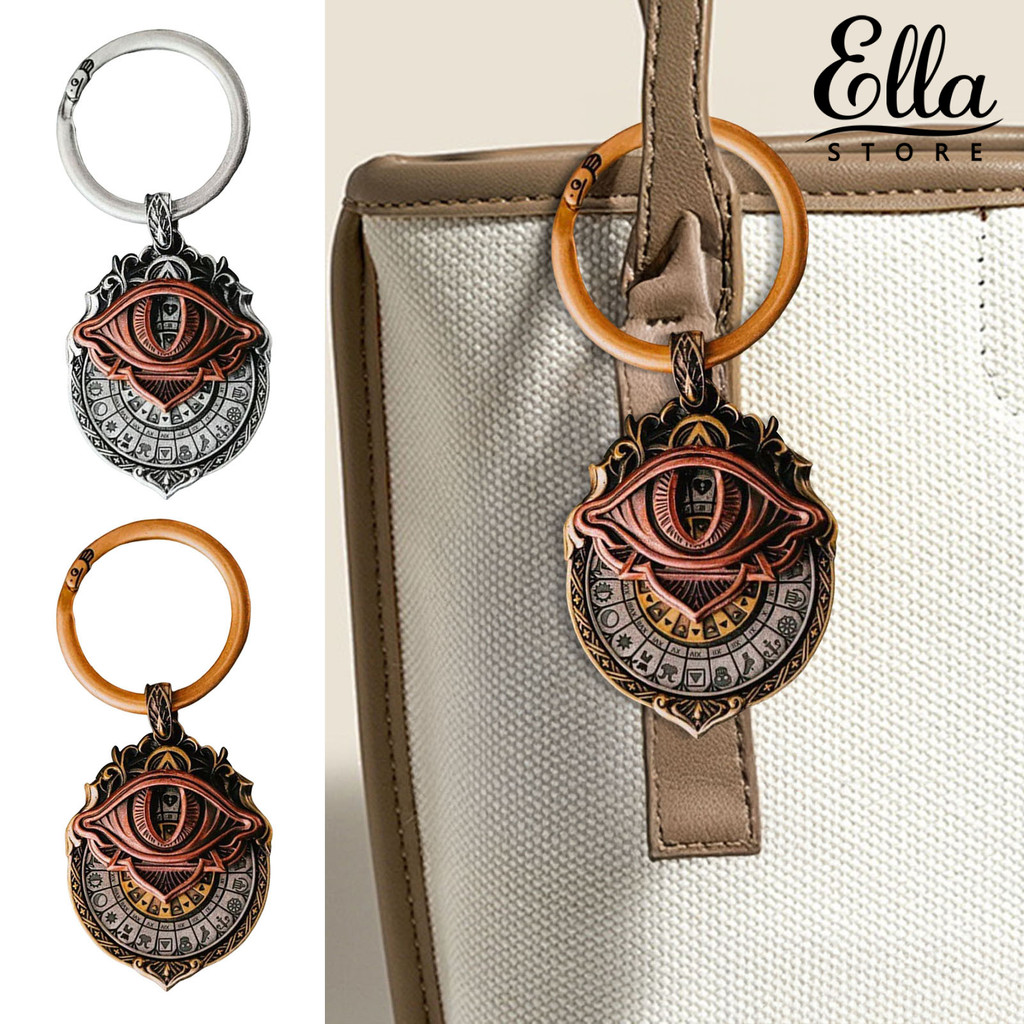 Ellastore123 Tarot Vision จี้ Eye of All-Sight สร้อยคอไพ่ทาโรต์สัญลักษณ์เครื่องประดับ Mystical Divin