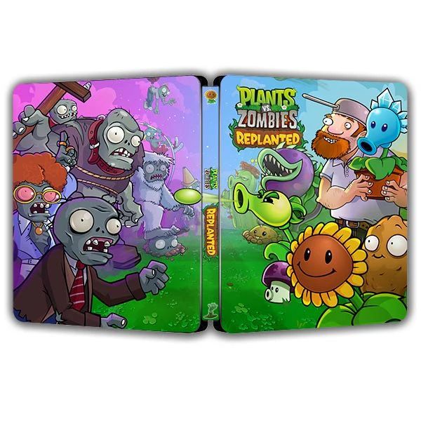 พืชเทียบกับ Zombies Replanted เคส G2 Steelbook สั่งทําพิเศษ PS5/PS4/Xbox