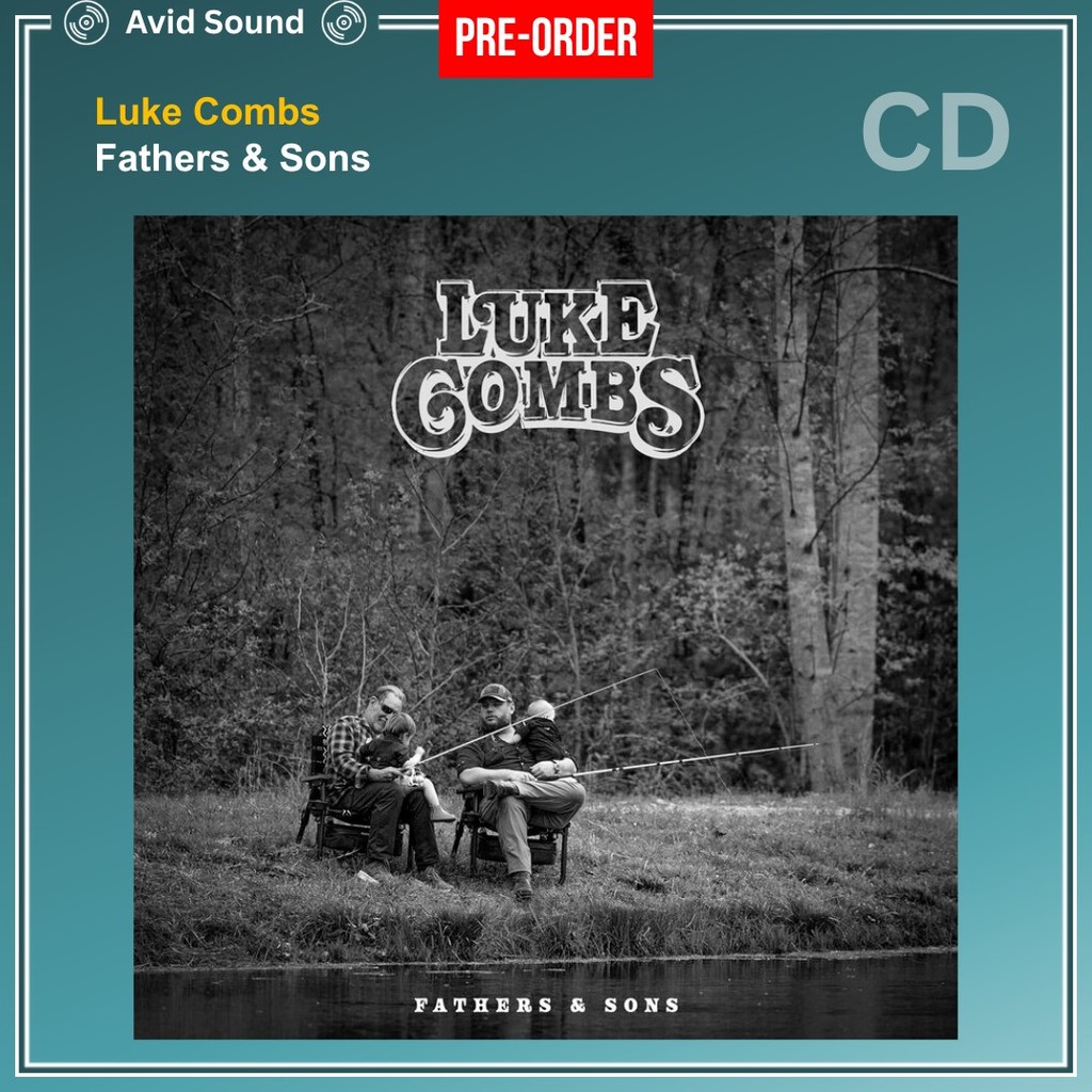 Pre-Order CD แผ่นซีดี Luke Combs Fathers & Sons ใหม่ ซีล Luke Combs CD