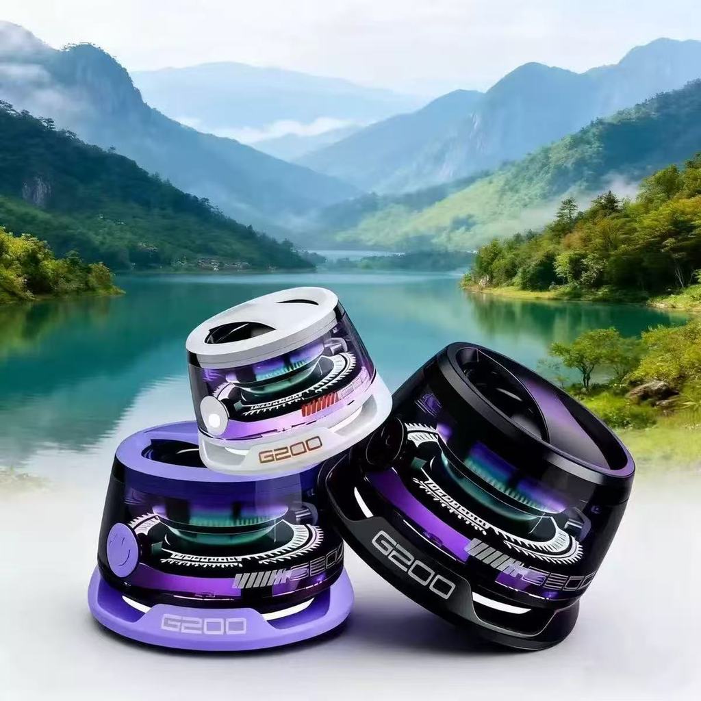 ลำโพงบลูทูธพกพารุ่น G200 ดีไซน์ล้ำสมัยพร้อมไฟ RGB