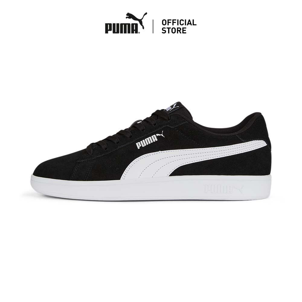 PUMA Basics รองเท้าผ้าใบ Smash 3.0 สีดำ - 39098401