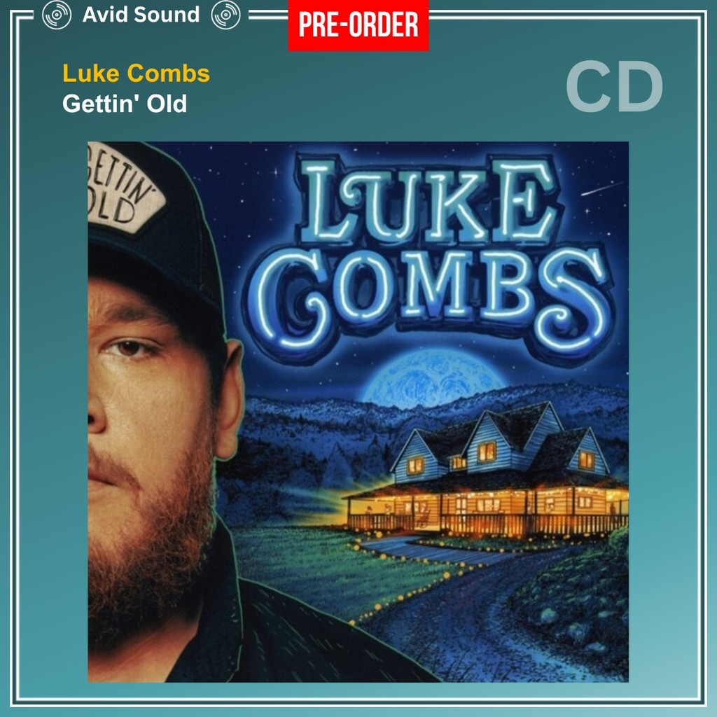 Pre-Order CD แผ่นซีดี Luke Combs Gettin' Old ใหม่ ซีล Luke Combs CD