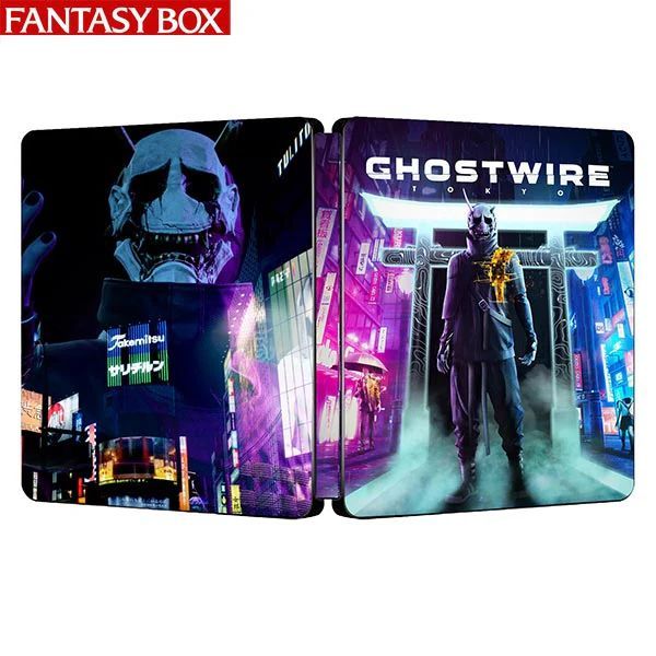 Ghostwire Tokyo Dayone Edition Custom Made G2 Steelbook Case PS5/PS4/Xbox