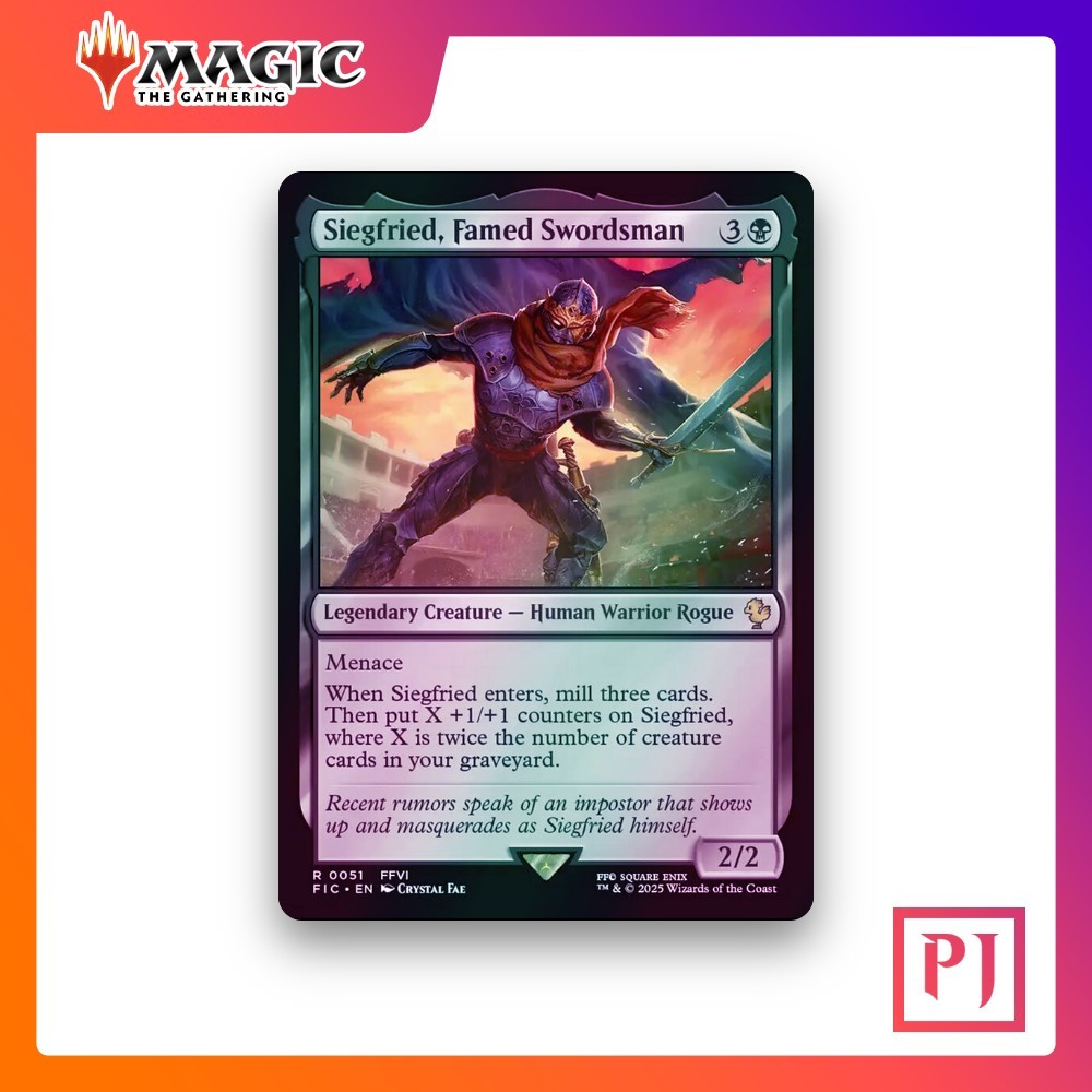 [MTG] Siegfried, Famed Swordsman (Surge) (#51) [FIC] [BLACK] [RARE] | Magic the Gathering