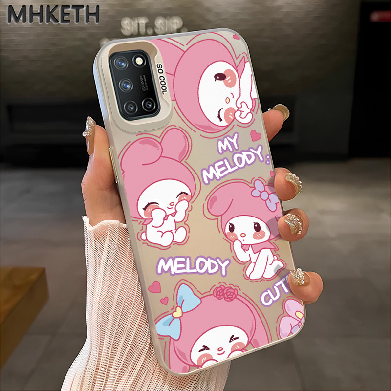 MHKETH เคสสำหรับ Realme 7i C17 เคสโทรศัพท์ผู้หญิงเคลื่อนไหวน่ารัก