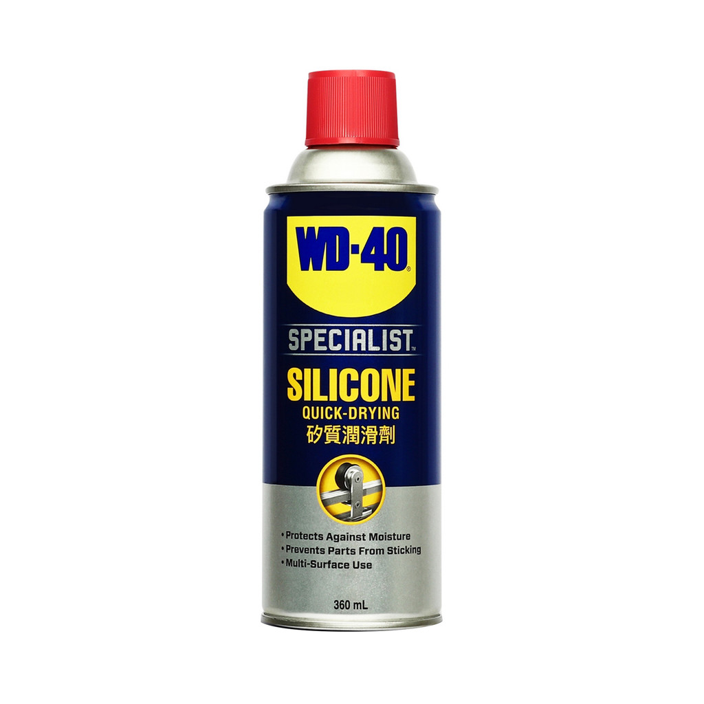 น้ำมันหล่อลื่นยาง Silicone WD-40 รุ่น W051-0210 ขนาด 360 มล. สีใส
