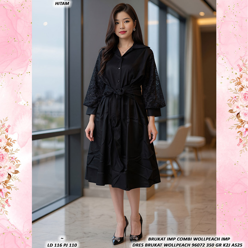 WOLLACH BRUKAT DRESS 96072 350 GR K2J AS25 STOCK สอดคล้องกับที่และอัปเดตแล้ว