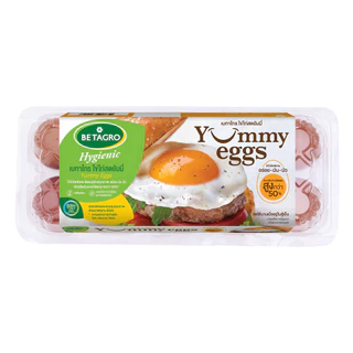 2 แพ็ก ราคาพิเศษ - ไข่ไก่ ยัมมี่ เบทาโกร แพ็ค 10 ฟอง Betagro Yummy Eggs Pack 10 鸡蛋