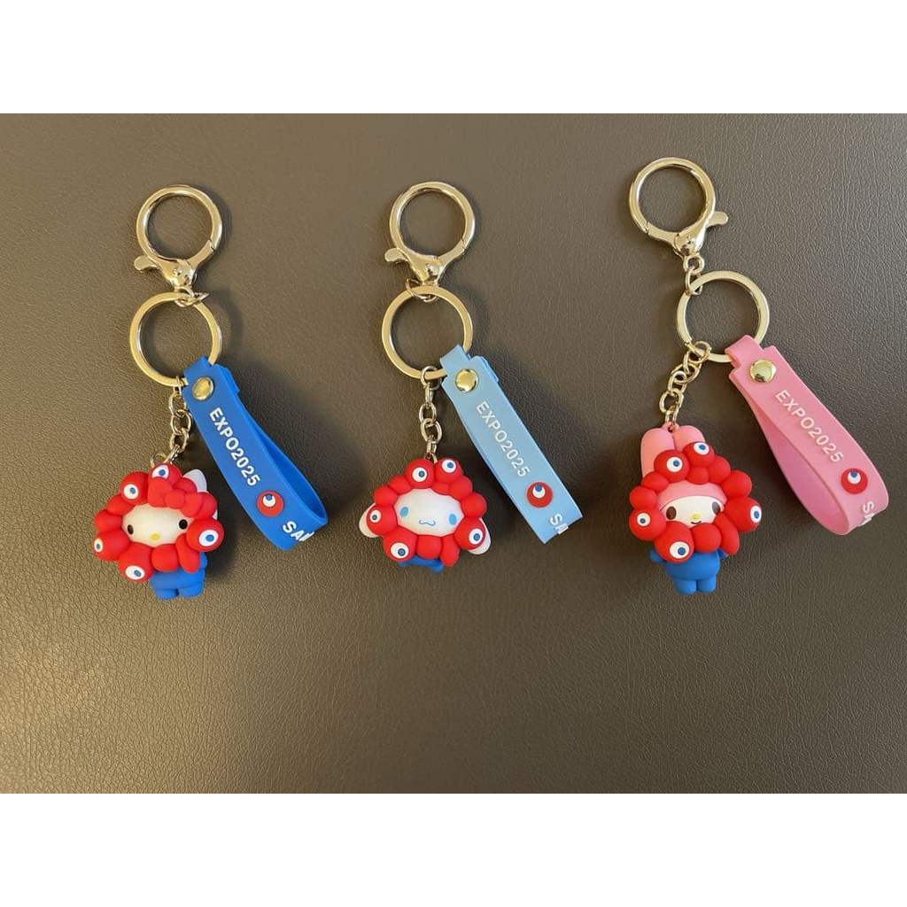 【Direct from Japan】พวงกุญแจรุ่นลิมิเต็ดเอดิชั่น Myakumyaku Sanrio Osaka Expo【Japan Exclusive】
