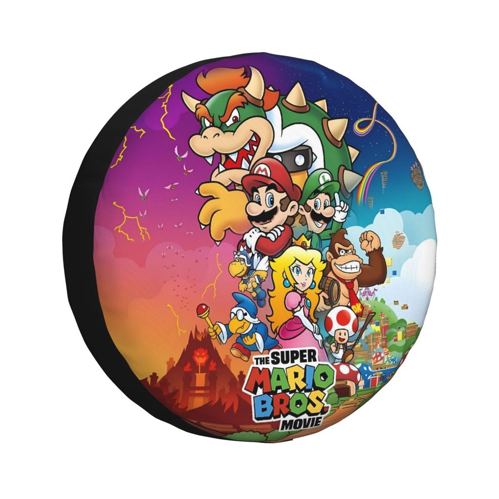 มาริโอ ฝาครอบยางรถยนต์, 14 15 16 17 นิ้วกันน้ําและกันฝุ่นหลายขนาด, ฝาครอบยางอะไหล่, พอดีสากล,