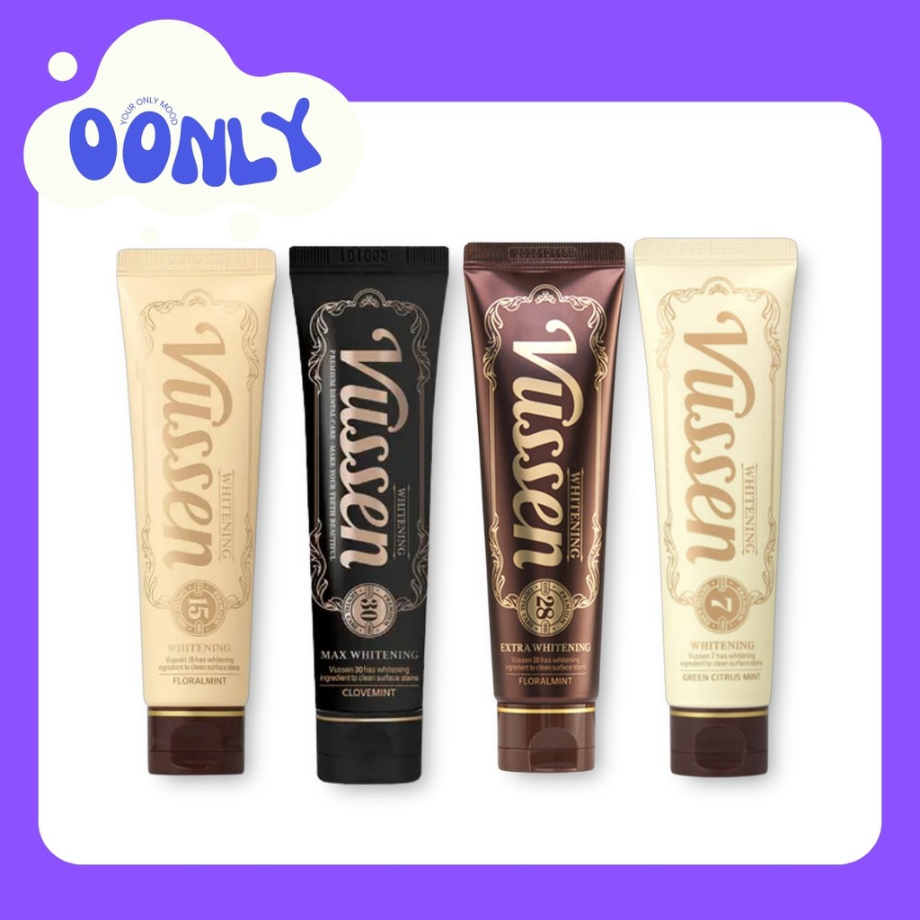 ยาสีฟันฟอกฟันขาว Vussen 80g ประเภท 3
